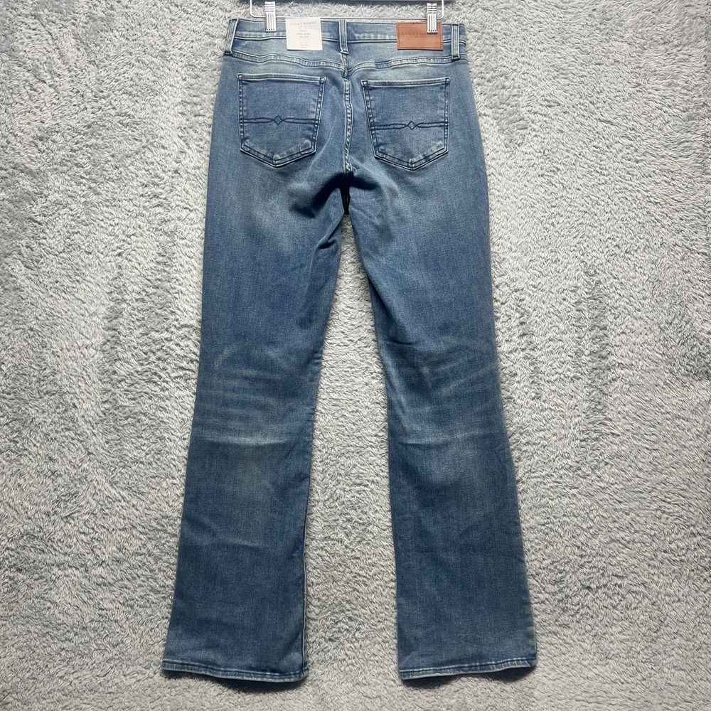 Lucky Brand Sweet Mid Rise Boot Jeans Womens 8 29 Blue Bootcut Stretch New - Picture 2 of 16